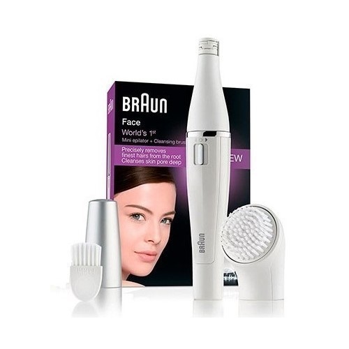 DEPILADORA BRAUN 810 + CEPILLO LIMPIEZA FACIAL